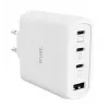 TRUST Maxo 65W greitasis AC sieninis įkroviklis, 3x USB-C, 20V maks., 2 m laidas, baltas