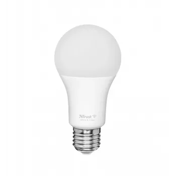 Išmanioji lemputė TRUST 71281 – Wi‑Fi, E27, balta, 60×60×108 mm