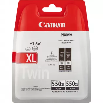 Canon PGI-550BK juodos spalvos rašalo kasetė (dviguba pakuotė)