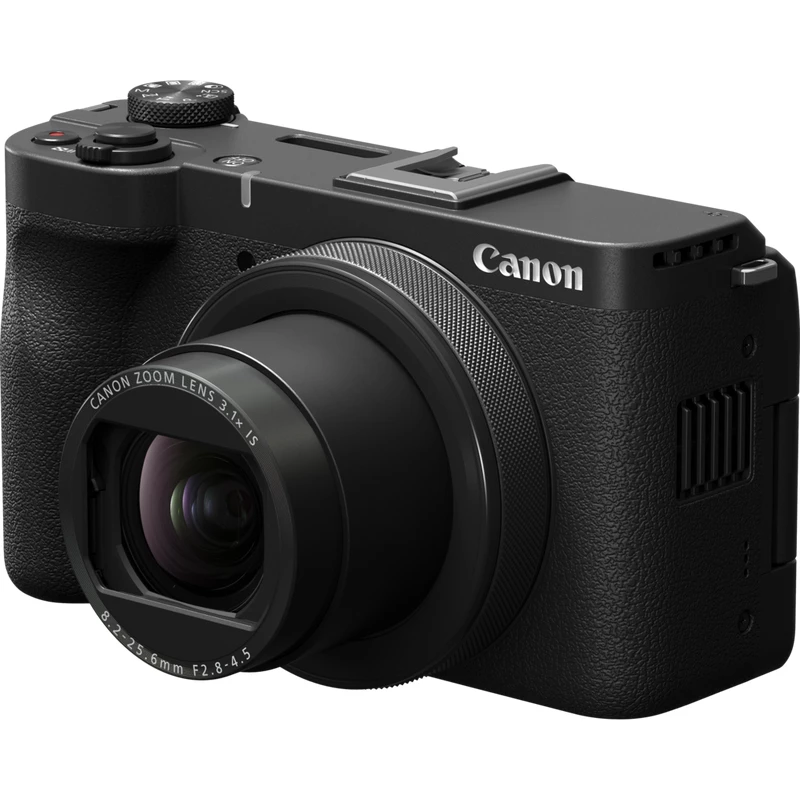 Kompaktiška kamera Canon PowerShot V1 Premium Vlogger rinkinys – 22,3 MP, 1/4 colio CMOS, 4K UHD, 3,1x optinis priartinimas, 3 colių jutiklinis ekranas, Juoda