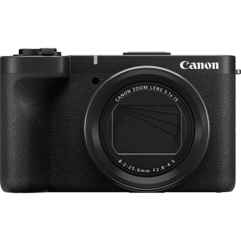 Kompaktiška kamera Canon PowerShot V1 Premium Vlogger rinkinys – 22,3 MP, 1/4 colio CMOS, 4K UHD, 3,1x optinis priartinimas, 3 colių jutiklinis ekranas, Juoda