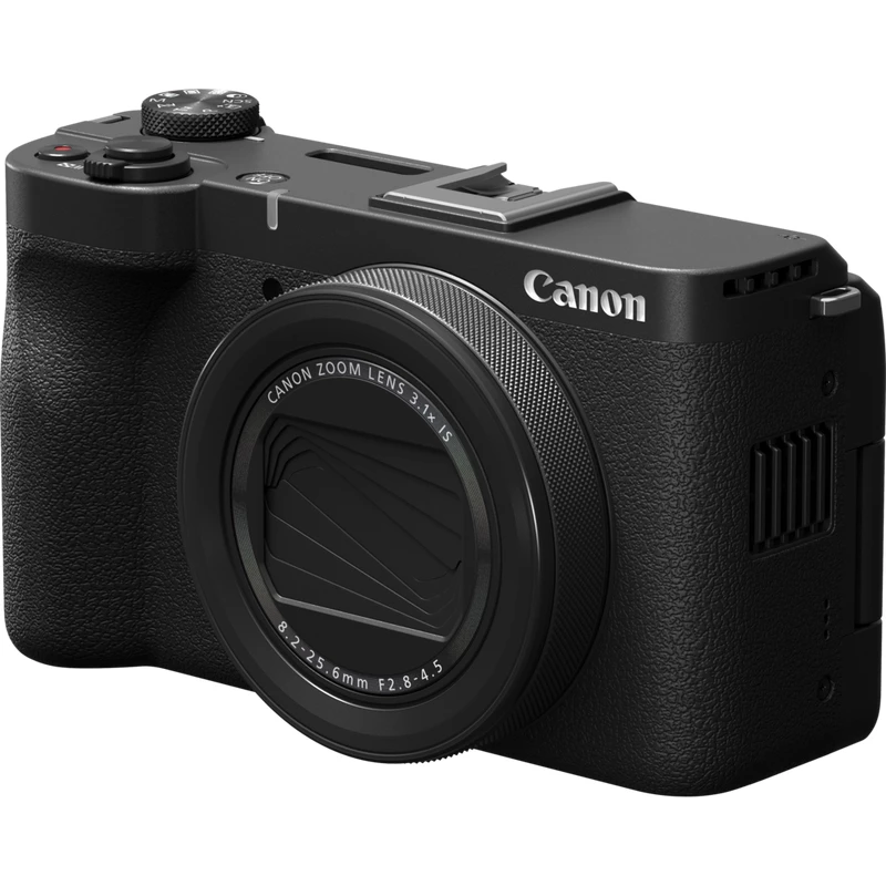 Kompaktiška kamera Canon PowerShot V1 Premium Vlogger rinkinys – 22,3 MP, 1/4 colio CMOS, 4K UHD, 3,1x optinis priartinimas, 3 colių jutiklinis ekranas, Juoda