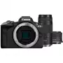 Canon EOS R50 veidrodinis fotoaparatas su objektyvais RF-S 18-45mm ir RF 75-300mm (24,2 MP, juodas)