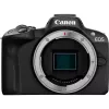 Canon EOS R50 veidrodinis fotoaparatas su objektyvais RF-S 18-45mm ir RF 75-300mm (24,2 MP, juodas)