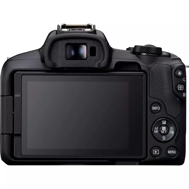 Canon EOS R50 veidrodinis fotoaparatas su objektyvais RF-S 18-45mm ir RF 75-300mm (24,2 MP, juodas)
