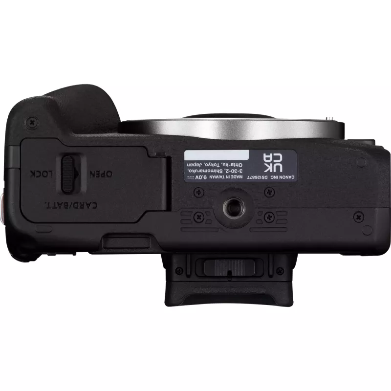 Canon EOS R50 veidrodinis fotoaparatas su objektyvais RF-S 18-45mm ir RF 75-300mm (24,2 MP, juodas)