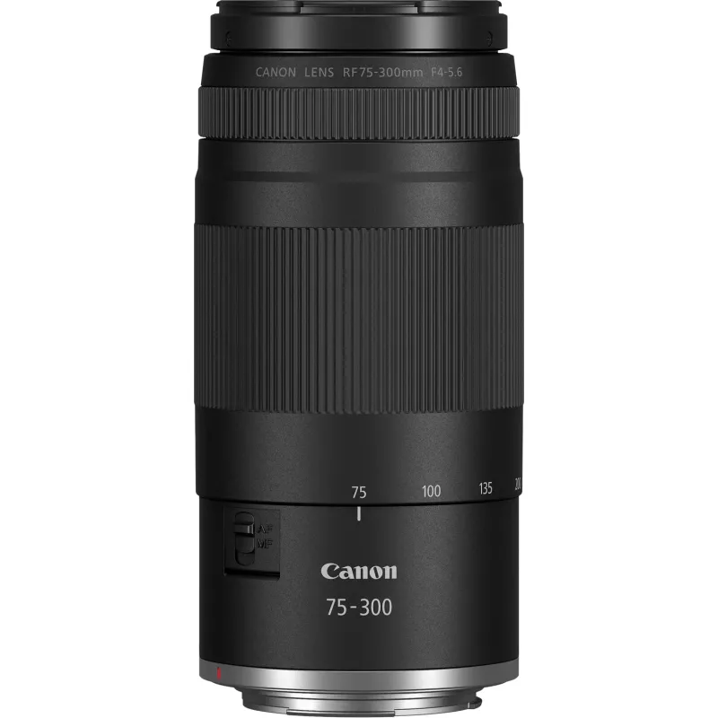 Canon EOS R50 veidrodinis fotoaparatas su objektyvais RF-S 18-45mm ir RF 75-300mm (24,2 MP, juodas)
