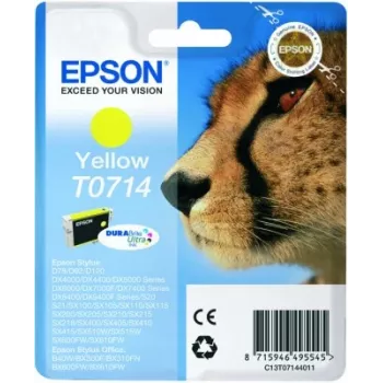 Epson Cheetah Singlepack Geltona T0714 DURABrite Ultra rašalas
