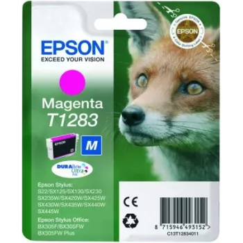 Epson Fox Singlepack Magenta T1283 DURABrite Ultra rašalinė kasetė
