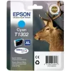 Epson original rašalo kasetė T1302 DURABrite Ultra Cyan (vienetinis)