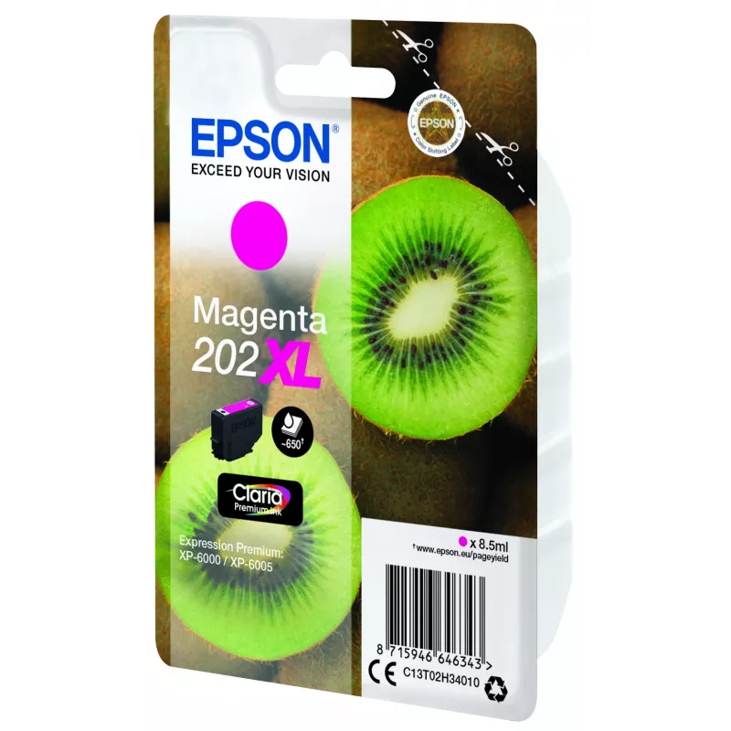 Epson 202XL Claria Premium rašalo kasetė, rausvai raudona, didelės talpos (XL)