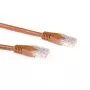 ACT CAT6A U/UTP jungiamasis laidas RJ45, 0,5 m, rudas