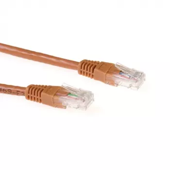 ACT Brown 5 m U/UTP CAT6A pataisos laidas su RJ45 jungtimis