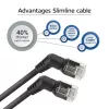 Tinklo laidas ACT DD1907 Cat6 U/FTP (STP) 7 m, RJ-45 į RJ-45, auksuoti kontaktai, juodas