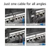 Tinklo laidas ACT DD1907 Cat6 U/FTP (STP) 7 m, RJ-45 į RJ-45, auksuoti kontaktai, juodas