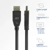 ACT AK4082 DisplayPort kabelis 2 m Juoda