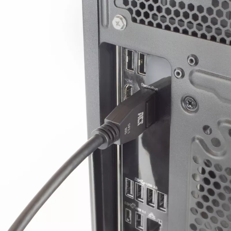 ACT AK4082 DisplayPort kabelis 2 m Juoda