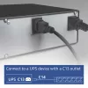 ACT PD3004 19 colių maitinimo paskirstymo blokas su 8 F tipo lizdais, C14, 3 m kabeliu, 230 V 10 A