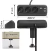 ACT AC2480 stalinis ilgintuvas su 3 F tipo kištukiniais lizdais, 30W Power Delivery, USB Type-C/A prievadais, 1,5 m laidas