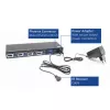 ACT 4 prievadų DisplayPort 4K@60Hz KVM jungiklis