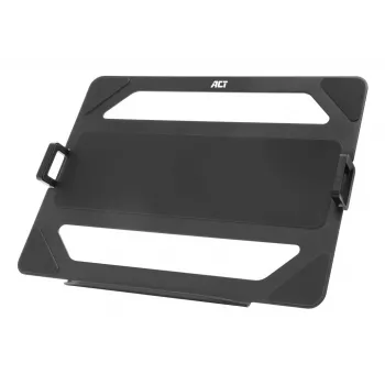 ACT Universal laptopo lentyna monitorių rankoms, juoda, plienas, 29.5 cm (11.6 col.), 43.9 cm (17.3 col.), 9 kg, 75 x 75 mm
