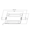 ACT Universal laptopo lentyna monitorių rankoms, juoda, plienas, 29.5 cm (11.6 col.), 43.9 cm (17.3 col.), 9 kg, 75 x 75 mm