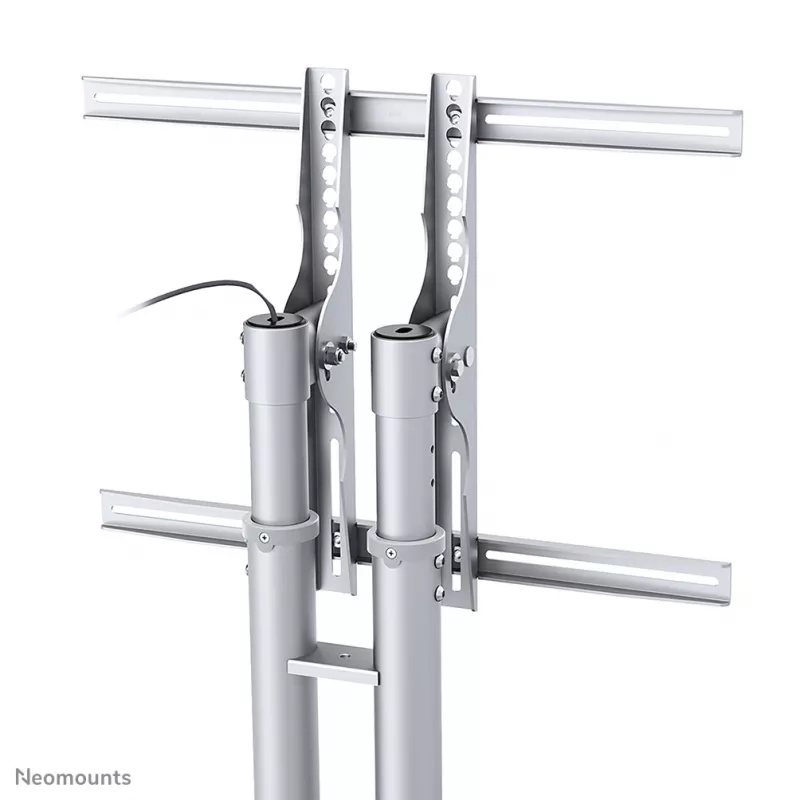 Neomounts PLASMA-M1800E televizoriaus stovas ant ratukų 27-70 colių, sidabrinis
