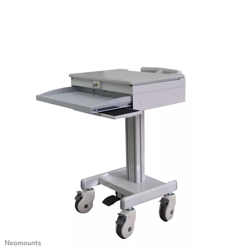 Neomounts MED-M100 mobilioji medicininė darbo stotelė - 17 colių - dujinė spyruoklė - užrakinama