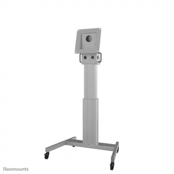 Neomounts NM-HUB2LIFTSILVER mobilus televizoriaus stovas iki 50 colių – motorizuotas