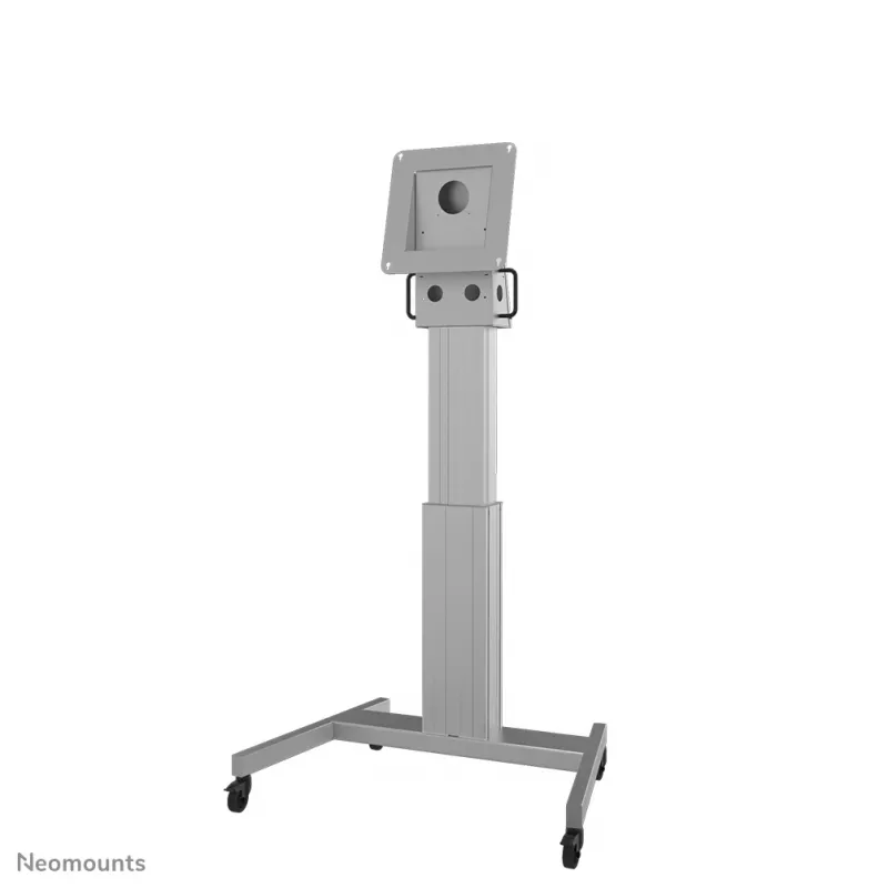 Neomounts NM-HUB2LIFTSILVER mobilus televizoriaus stovas iki 50 colių – motorizuotas
