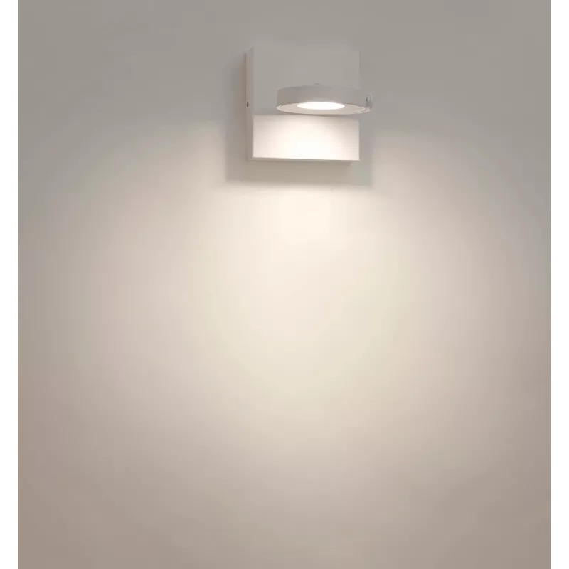 Paviršinis LED prožektorius Signify Philips Dimmable Clockwork 6.5W, 500 lm, 2700 K, IP20, Baltas