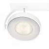 Paviršinis LED prožektorius Signify Philips Dimmable Clockwork 6.5W, 500 lm, 2700 K, IP20, Baltas