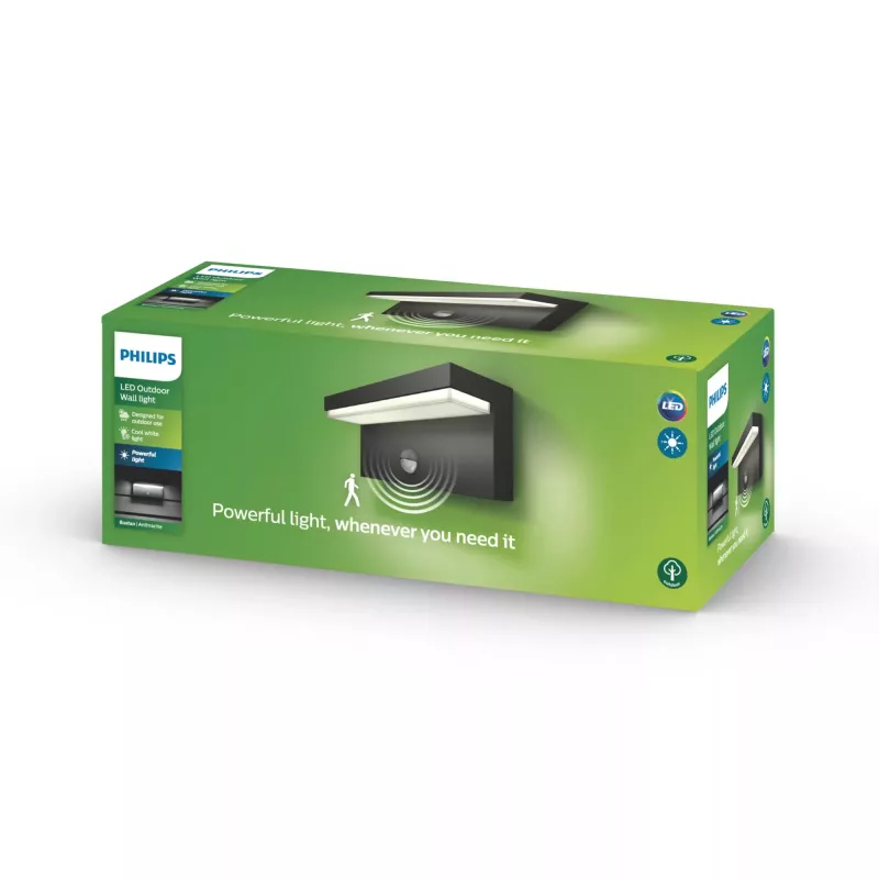 Philips myGarden 1648493P3 lauko sieninis šviestuvas, LED, 9 W, antracitas
