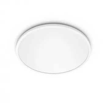 Lubinis šviestuvas Philips Functional Super Slim 15 W LED, apvalus, 250 mm, 220–240 V, baltas