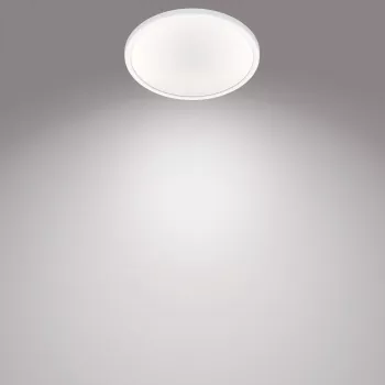 Lubinis šviestuvas Philips Functional Super Slim 15 W LED, apvalus, 250 mm, 220–240 V, baltas
