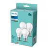 LED lemputė Philips E27 60W 4000K, 4 vnt. pakuotė