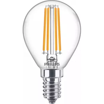 Philips LED kaitrinė žvakė skaidri 60W P45 E14 6.5W šilta balta 806lm