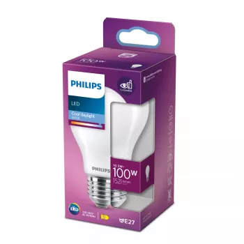 Philips LED lemputė 8718699762612 Šalta dienos šviesa 6500 K 10.5 W E27