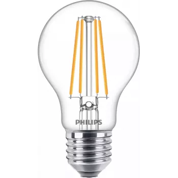 Philips kaitrinė LED lemputė skaidri 75W A60 E27 8.5W šilta balta 1055lm