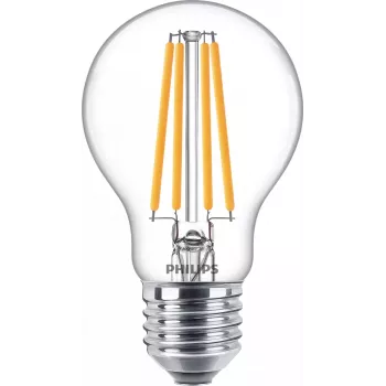 Philips LED kaitrinė lemputė skaidri 100W A60 E27 10.5W šilta balta 1521lm
