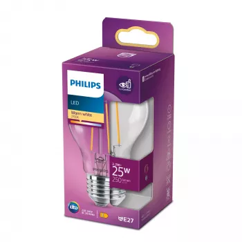 Philips LED lemputė Šilta balta 2700 K 2.2 W E27
