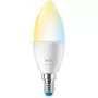 Išmanioji lemputė WiZ Candle 40 W C37 E14 Wi-Fi balta