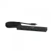 USB-C į HDMI stotelė CLUB3D 7-1 — laidinė, Gigabit Ethernet, juoda, 136×34×94,5 mm