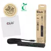 USB-C į HDMI stotelė CLUB3D 7-1 — laidinė, Gigabit Ethernet, juoda, 136×34×94,5 mm