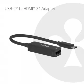 USB-C į HDMI 2.1 adapteris Club 3D CAC-2505 — 8K@60Hz, USB Type-C į HDMI + USB, 0,12 m