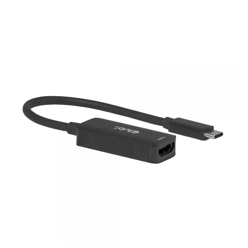 USB-C į HDMI 2.1 adapteris Club 3D CAC-2505 — 8K@60Hz, USB Type-C į HDMI + USB, 0,12 m
