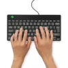 Ergonominė klaviatūra R-Go Tools Compact Break, kompaktiška su pertraukų programėle, QWERTY (JK), laidas, juoda