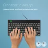 Ergonominė klaviatūra R-Go Tools Compact Break, kompaktiška su pertraukų programėle, QWERTY (JK), laidas, juoda