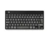 Ergonominė klaviatūra R-Go Compact Break, kompaktiška, su pertraukų programine įranga, AZERTY (FR), Bluetooth, juoda