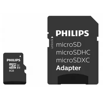 Philips FM08MP45B/00 atminties kortelė 8 GB MicroSDHC UHS-I Class 10